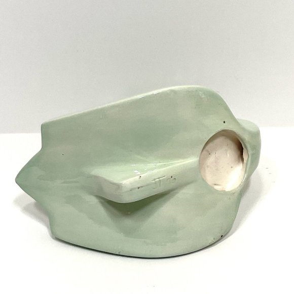 vintage swan towel holder  turquoise blue - Picture 6 of 6